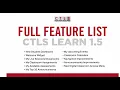Announcing CTLS Learn 1 5 Update