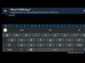 How to print Hello World on Android Phone Pydroid 3