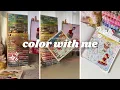 colormas day four berrie coloring using ohuhu markers relaxing pastel coloring tutorial