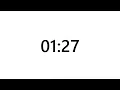 Timer for 1 minute and 27 seconds