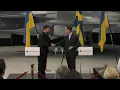Interpreted to English: Press conference with Ulf Kristersson and Volodymyr Zelenskyy