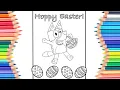 Bluey Coloring Page for Toddlers Bluey Easter Egg Hunt Dollar Toys for Kids