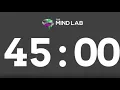Countdown timer - 45 mins