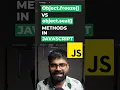 Object seal Method in JavaScript