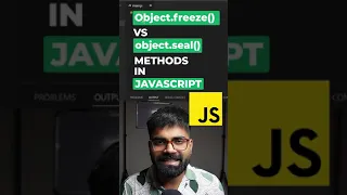 Object seal Method in JavaScript