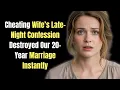 Download Lagu Cheating Wife’s Late-Night Confession Destroyed Our 20-Year Marriage Instantly, Cheating Wife Story