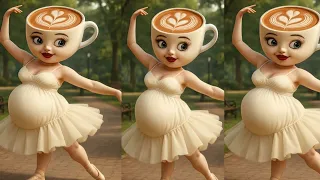 Pregnant Ballerina Cappuccina Dances Like Never Before! |Tung Tung Sahur & Brainrot Character Mashup