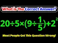 Only Math Geniuses Solve This Math Question Correctly
