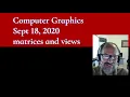ComputerGraphics Day5 MatricesAndViews