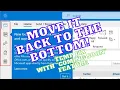 Move Outlook modules from left to bottom Temp fix