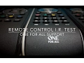 OFA - Remote Control IR Test