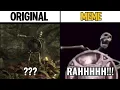 Lagu Skeleton Shield Original vs Meme