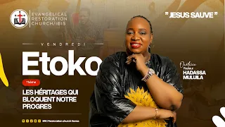 🎯 Culte vespéral / Oratrice : Pasteur Hadassa M.