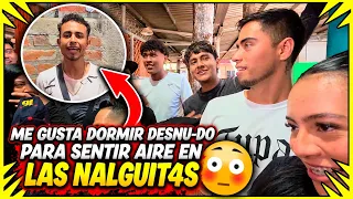 Henry cuenta que se asusto ver como duerme Rasta. Heydi es igual que Rasta