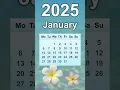 Lagu January 2025 Calendar