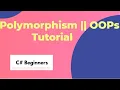 C Polymorphism With Real-Time Example OOPs Tutorial For Beginners