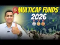 Lagu Top 5 Multicap Mutual Funds for 2026 | Nippon vs Kotak vs ICICI vs Axis Compared