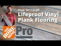 HOW TO Install Lifeproof Vinyl Plank Laminate Flooring Easy Step by Step Tips Tricks
