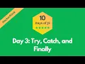 HackerRank Day 3 Try Catch and Finally problem solution in JavaScript 10 Days of JS