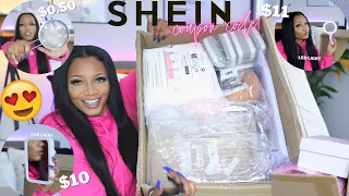 HUGE 50 Items SHEIN Haul UNBOXING Home decor Gadgets Stationary Kitchen Coupon Code