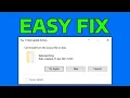 How To Fix Can t Read From the Source File or Disk File Copy Interrupted