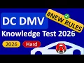 DC DMV Knowledge Test 2026 Questions Answers RULES