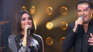 حكايات لطيفة راغب علامة و لطيفة يشعلون الاستوديو بأغنية دخل عيونك حاكينا 