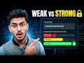 Password Strength Checker Using HTML CSS JavaScript Beginner Web Project