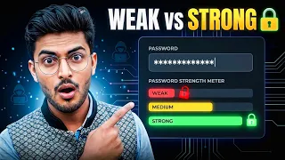 Password Strength Checker Using HTML CSS JavaScript Beginner Web Project