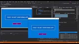 VB Net WinForms App in Visual Studio 2019 Getting Started