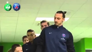 Zlatan Ibrahimovic is loyal to his mascot