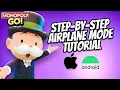 NEW Airplane Mode Glitch Tutorial - iOS Android Monopoly Go