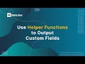 Use helper functions to output custom fields in WordPress Meta Box Tutorials