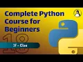 18 Complete conditional statements in python