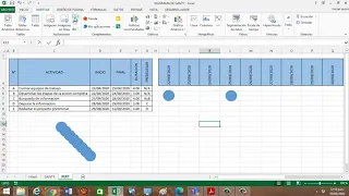 DIAGRAMA DE PERT PARA EL CONTROL DE PROYECTOS EN EXCEL FÁCIL