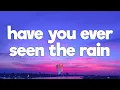 Download Lagu Rod Stewart - Have You Ever Seen The Rain (Lyrics)