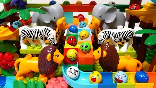 Satisfying Building Blocks A block coaster packed with animals! A hugely popular compilation.