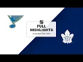 NHL Highlights | Blues vs. Maple Leafs | November 18, 2025