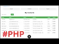PHP Address Book Project Source Code link in the description