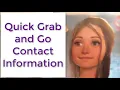 Emergency contact sheet for people who can t speak