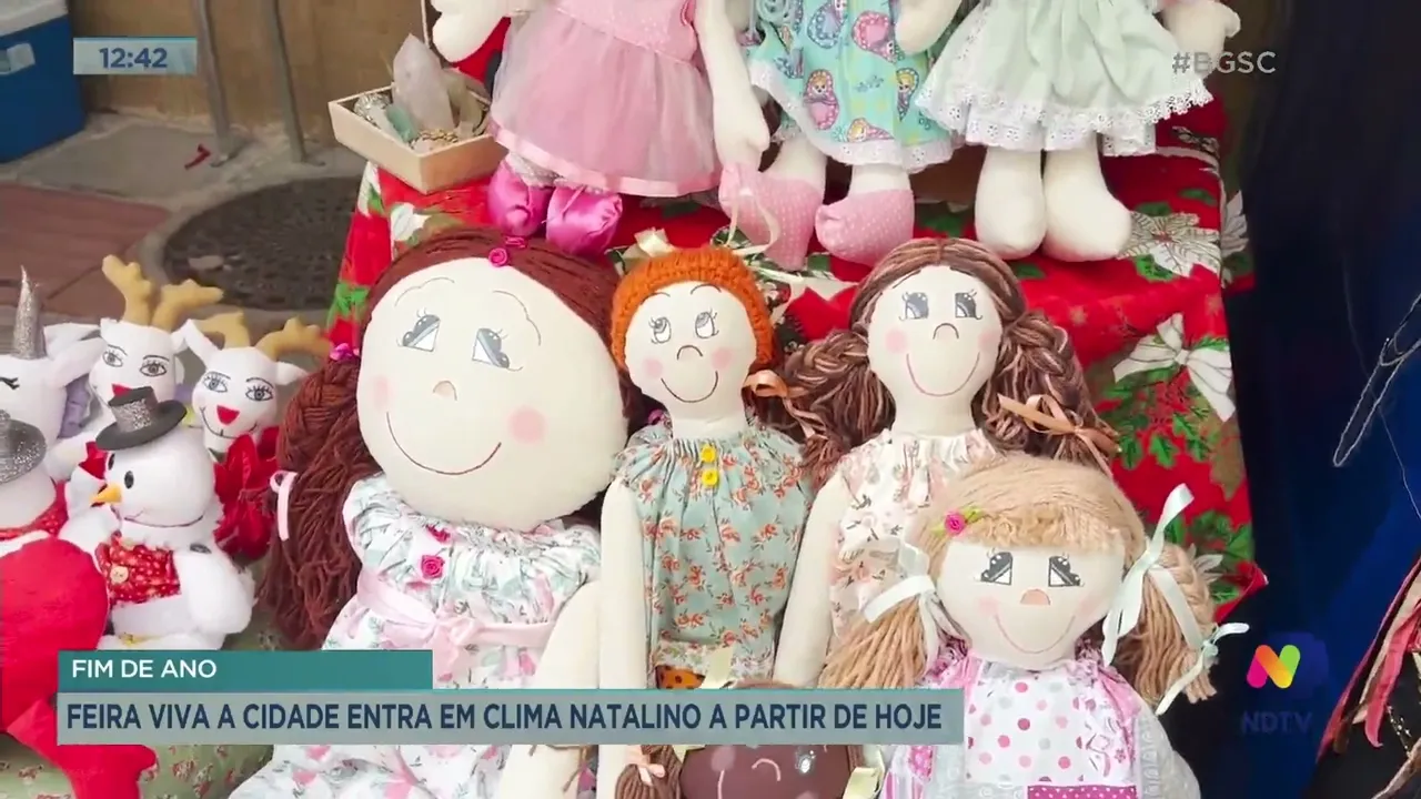 Feira ‘viva a cidade’ entra em clima natalino a partir desse sábado