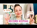 Some simple ideas for homeschool record keeping