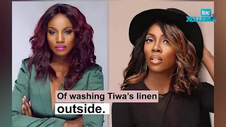 watch how tiwa savage humiliates seyi shay as they clash in public