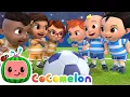 Download Lagu Soccer Song (Football Song) ⚽| CoComelon Nursery Rhymes \u0026 Kids Songs