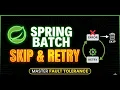 How to Configure Skip Retry in Spring Batch Step-by-Step