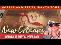 New Orleans walk around by Harrahs Riverwalk Brunch at The Ruby Slipper Cafe