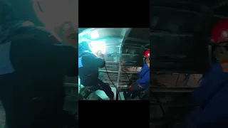 4 welders #welding #sailingboat #boatbuilding #aluminiumfabrication #performanceboats #welding