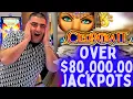 Over 80 000 JACKPOTS On Cleopatra Slot Machine - My BIGGEST WINS