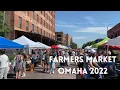 Farmers Market at the Old Market in Omaha Nebraska
