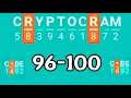 CRYPTOGRAM level 96 97 98 99 100